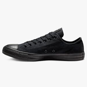 Converse All Star Low Top Sneaker Lace Up Shoe Black Unisex Men 6.5 Women 8.5
